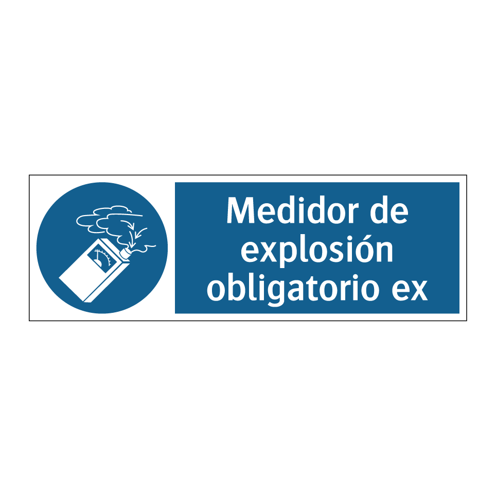 Medidor de explosión obligatorio ex