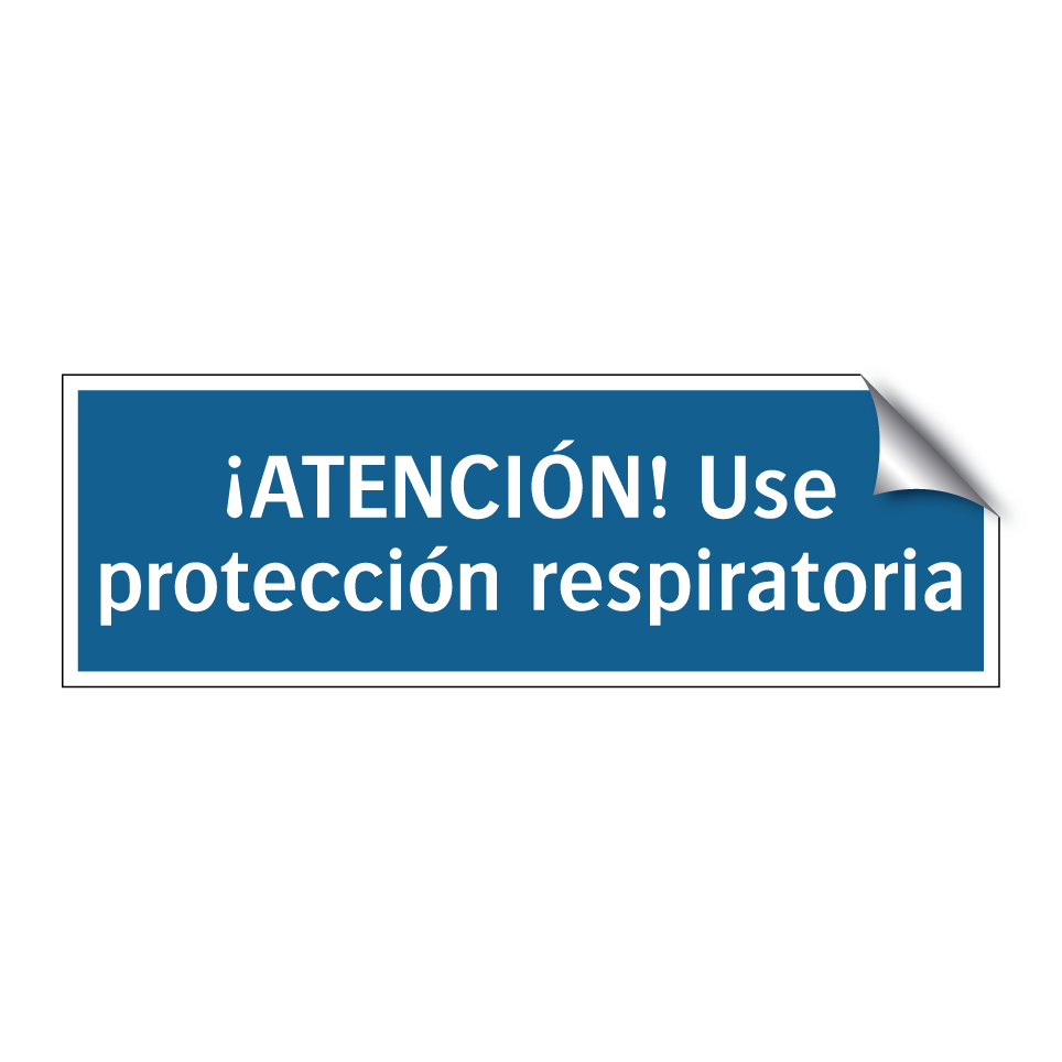 ¡ATENCIÓN! Use protección respiratoria