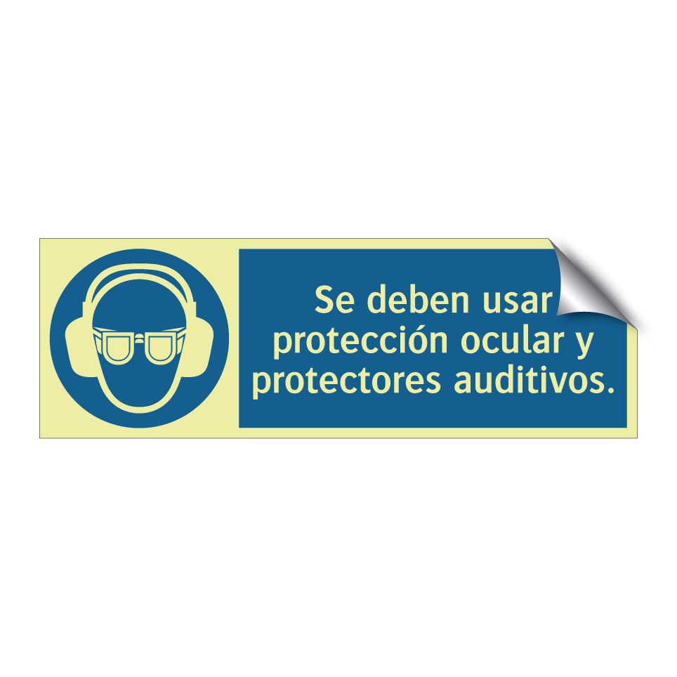 Se deben usar protección ocular y protectores auditivos.
