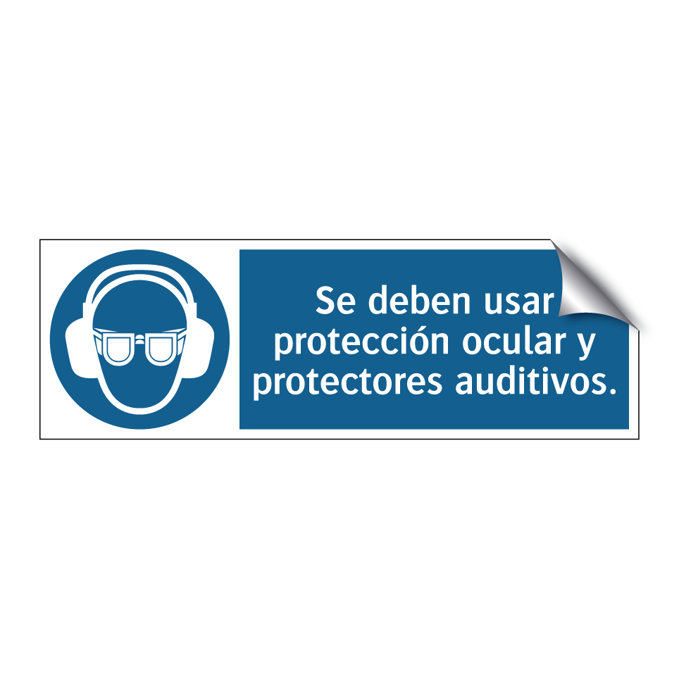 Se deben usar protección ocular y protectores auditivos.