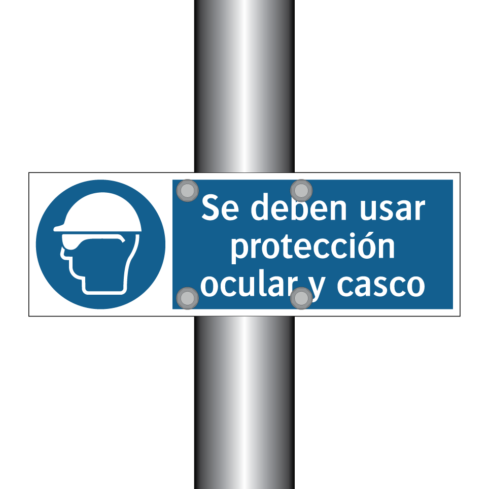 Se deben usar protección ocular y casco