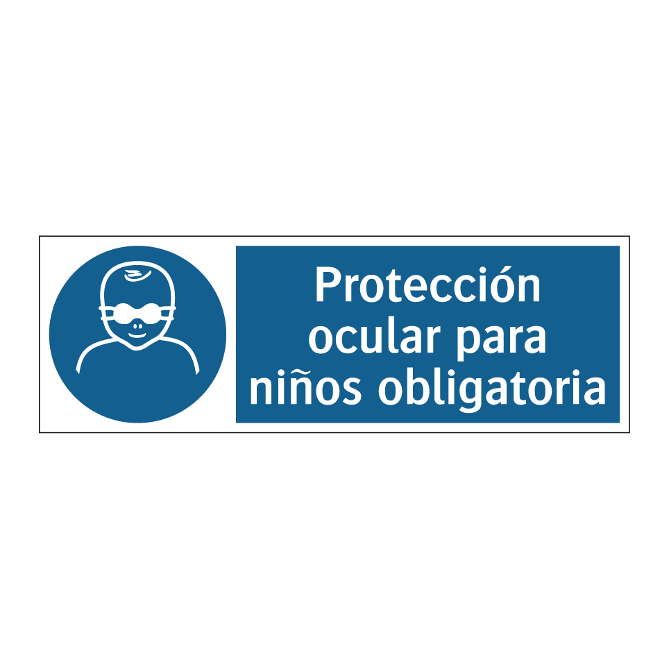 Protección ocular para niños obligatoria