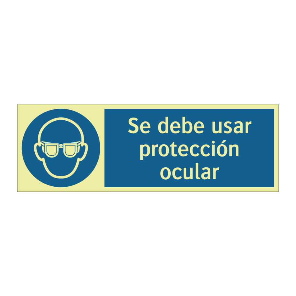 Se debe usar protección ocular