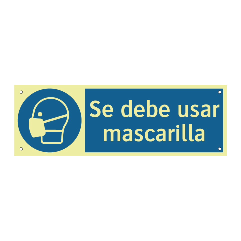 Se debe usar mascarilla
