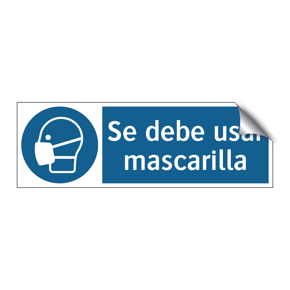 Se debe usar mascarilla