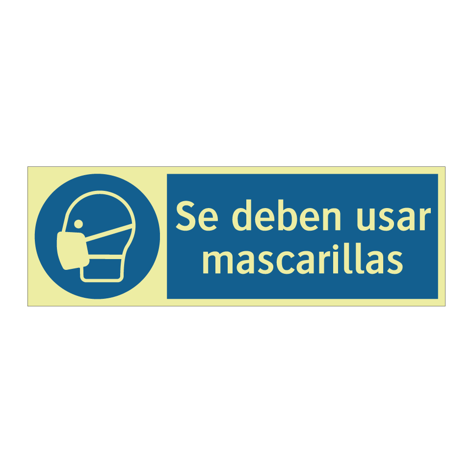 Se deben usar mascarillas