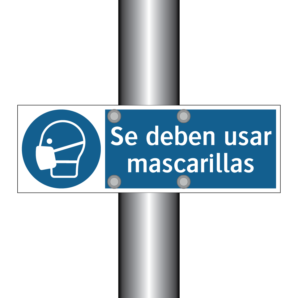 Se deben usar mascarillas