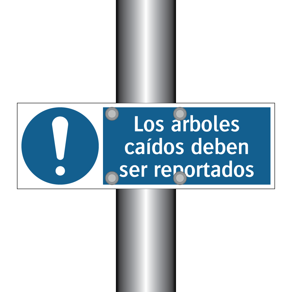 Los árboles caídos deben ser reportados