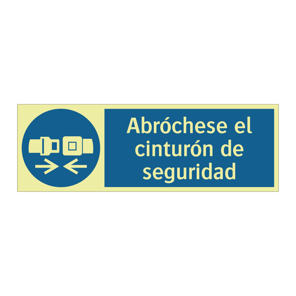 Abróchese el cinturón de seguridad