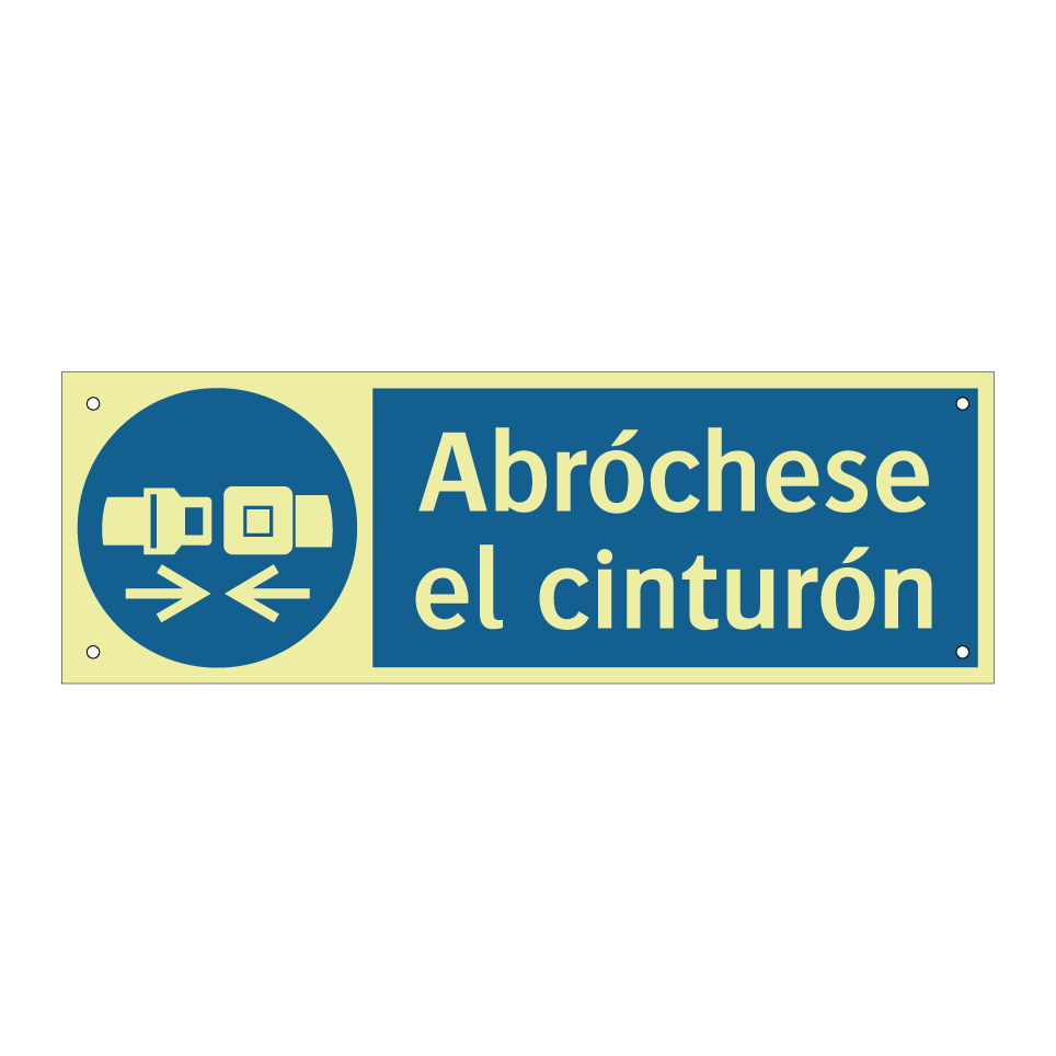 Abróchese el cinturón