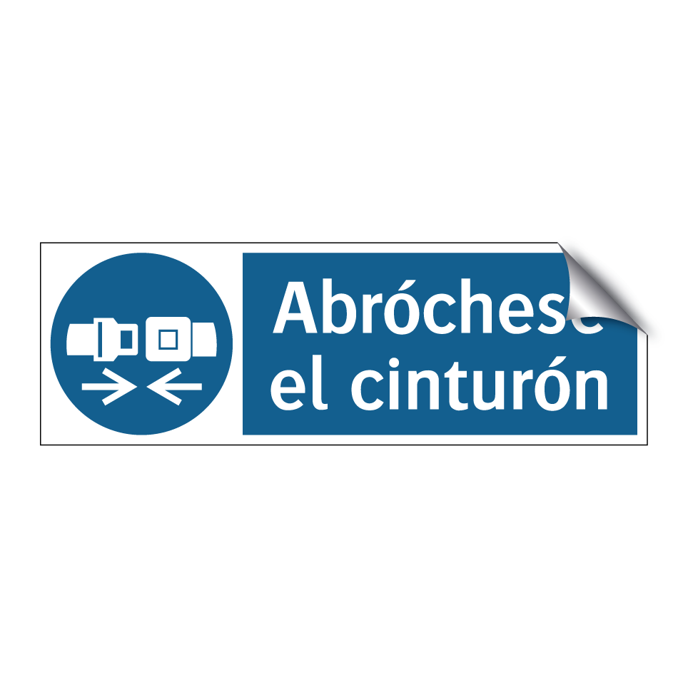 Abróchese el cinturón