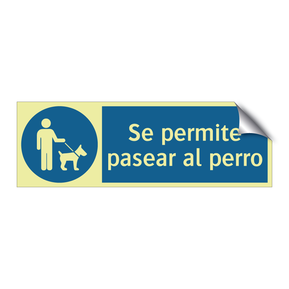 Se permite pasear al perro