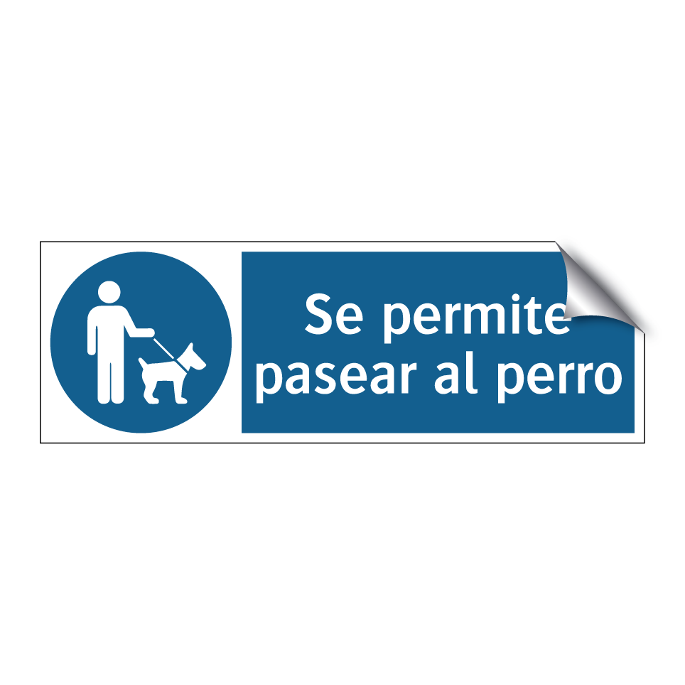 Se permite pasear al perro