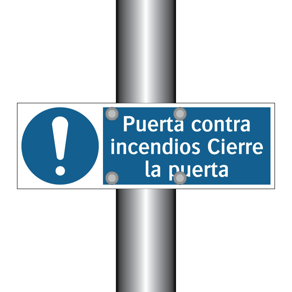 Puerta contra incendios Cierre la puerta