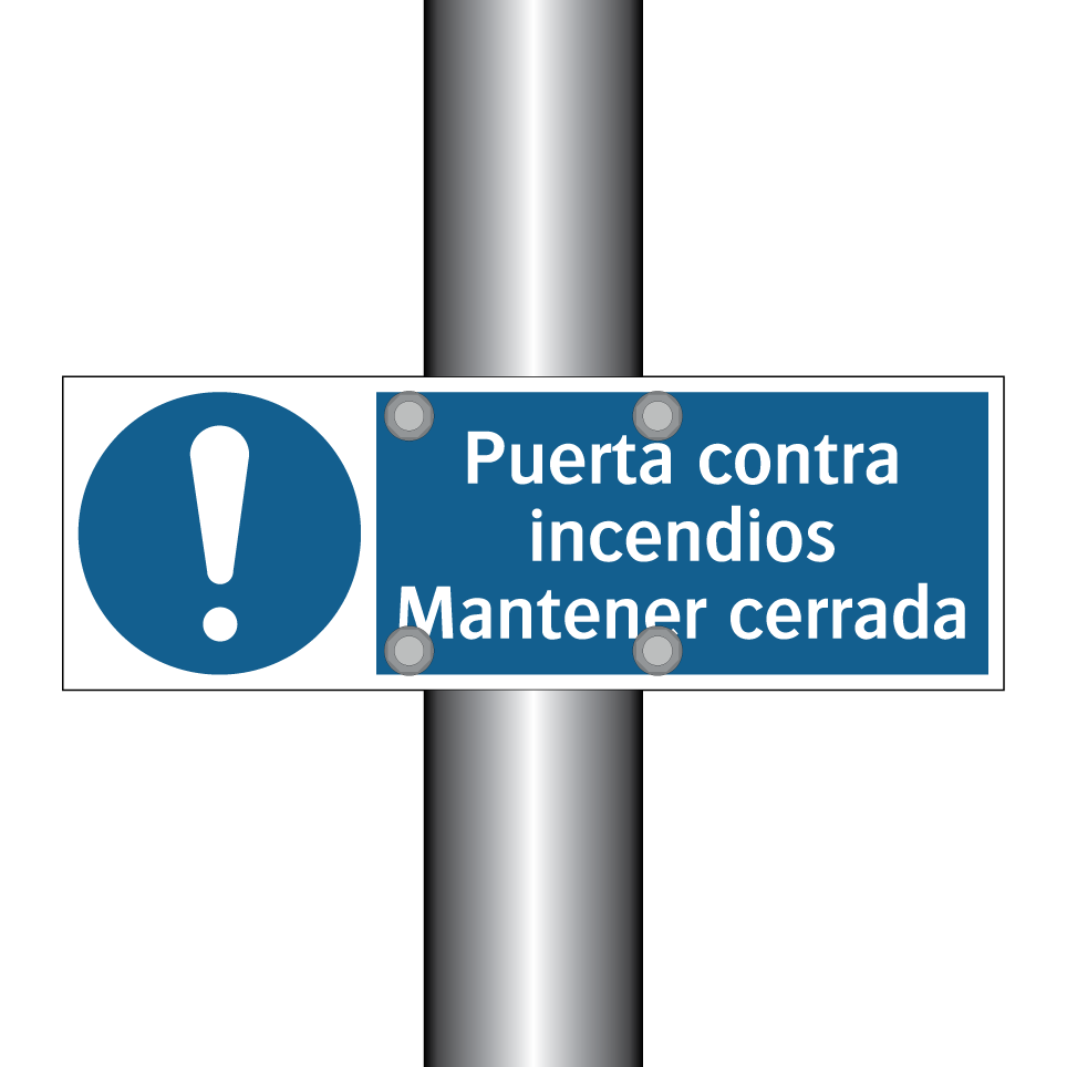 Puerta contra incendios Mantener cerrada