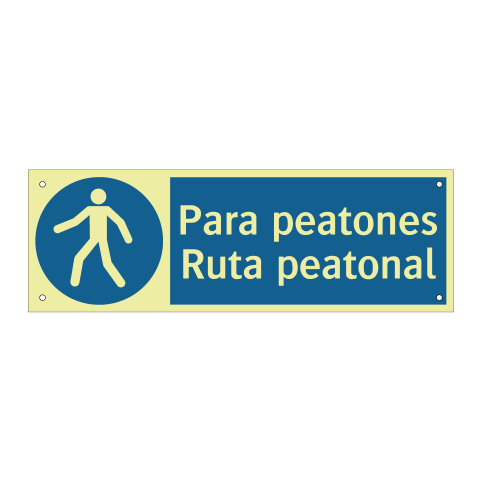 Para peatones Ruta peatonal