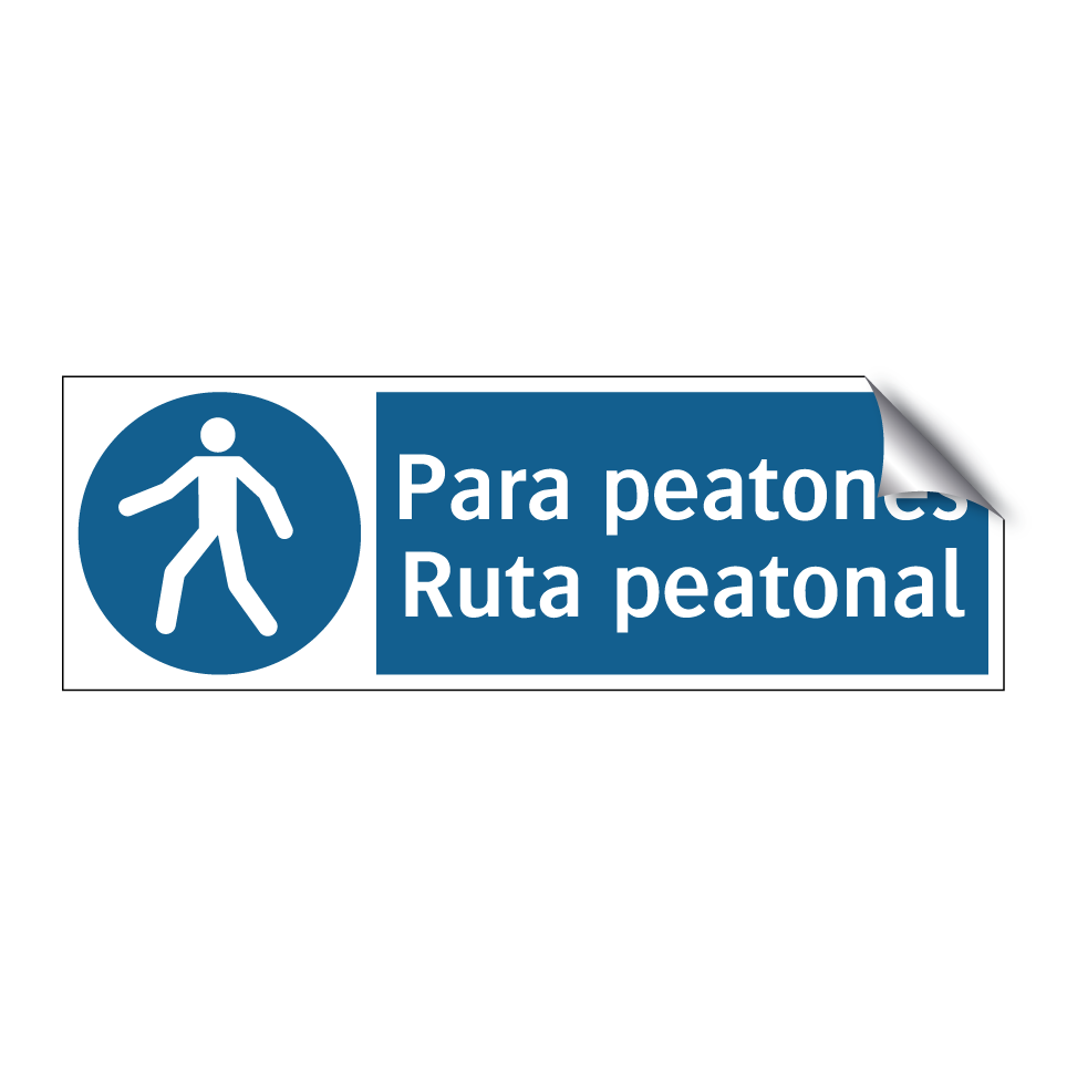 Para peatones Ruta peatonal