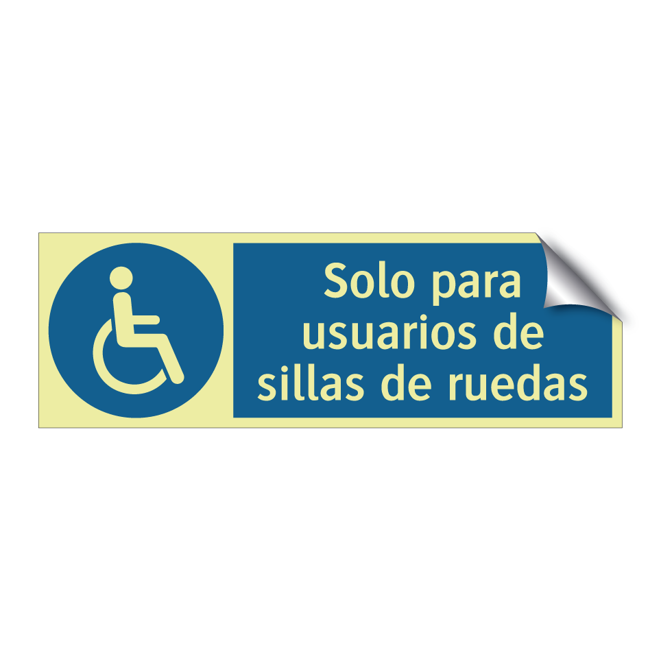 Solo para usuarios de sillas de ruedas