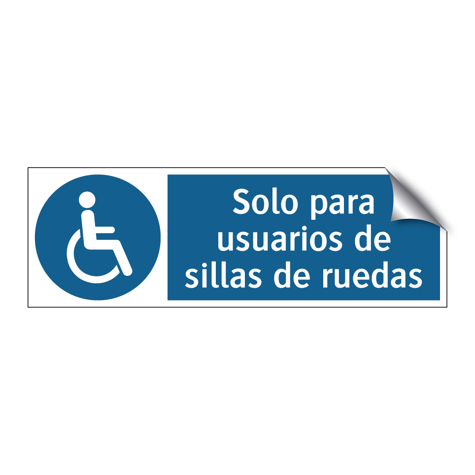 Solo para usuarios de sillas de ruedas