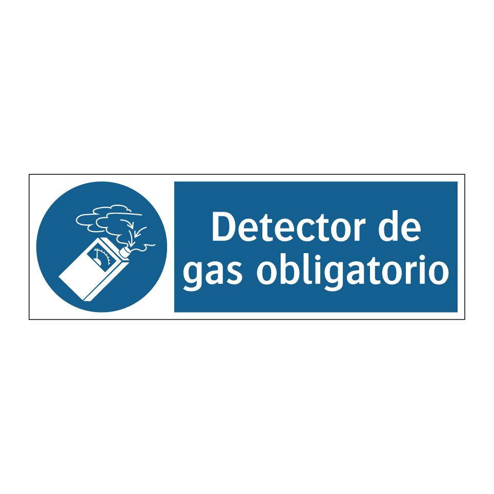 Detector de gas obligatorio