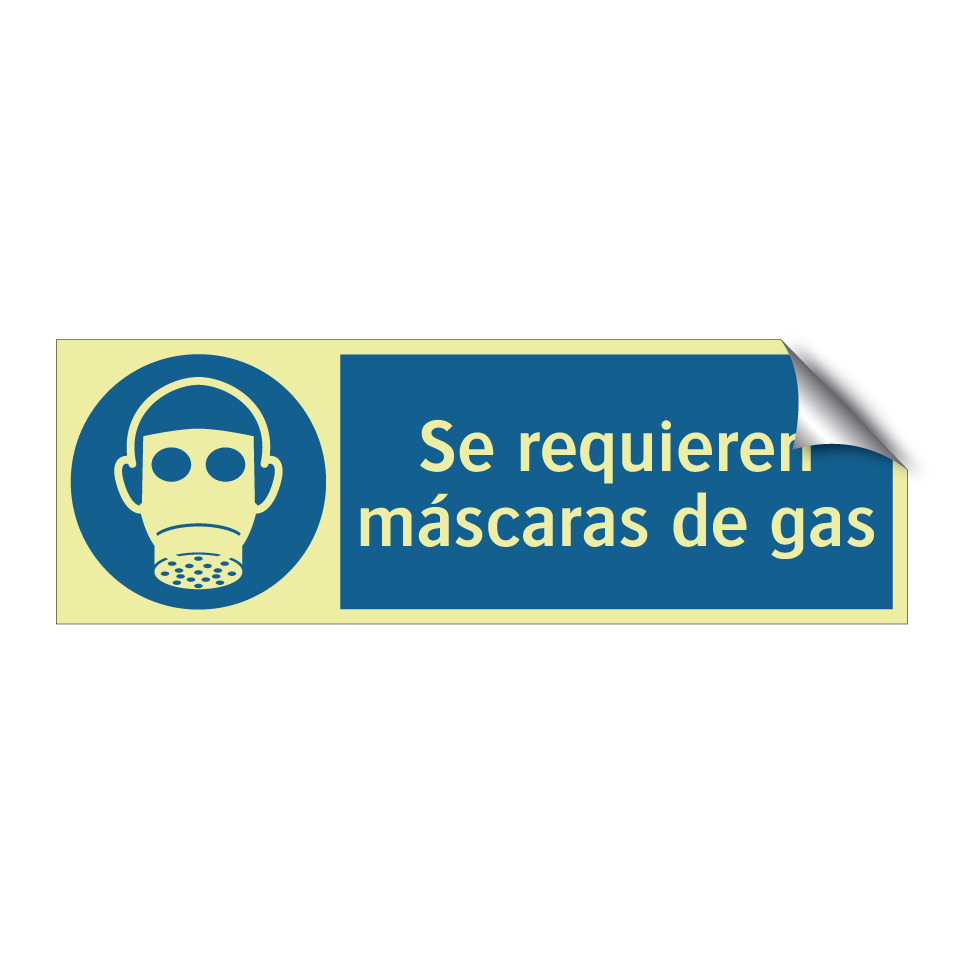 Se requieren máscaras de gas