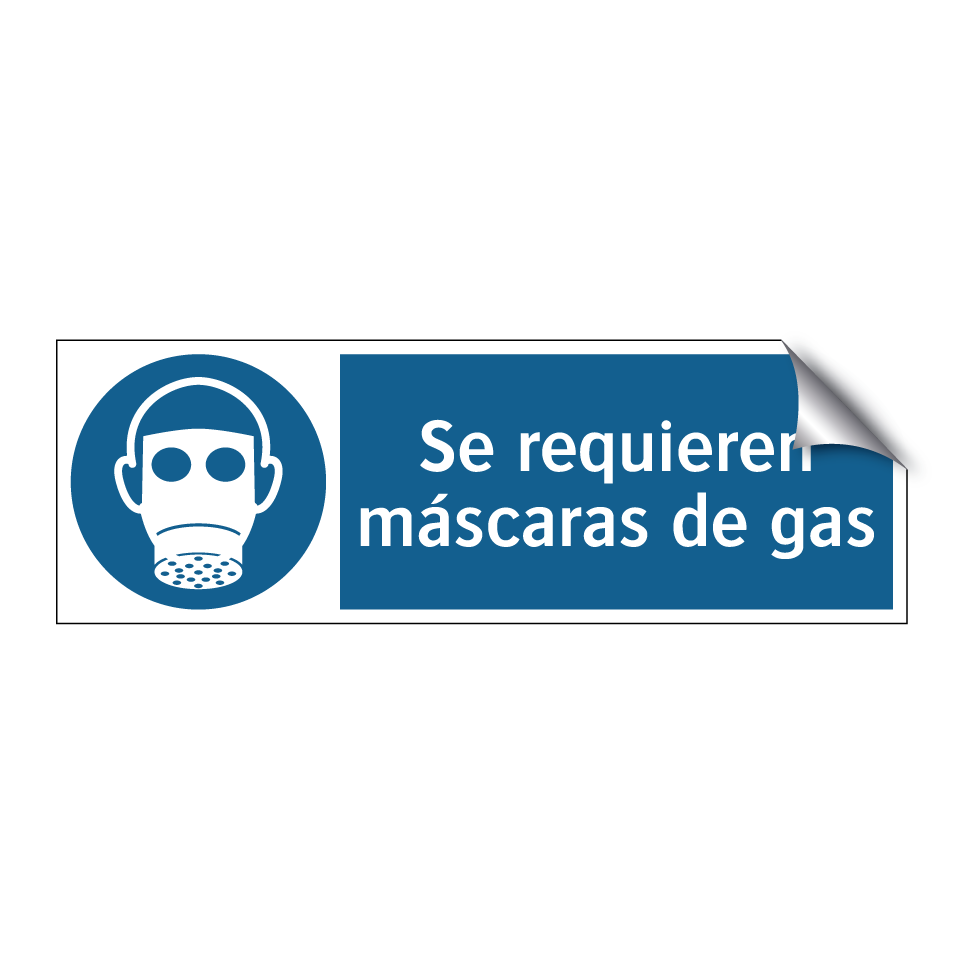 Se requieren máscaras de gas