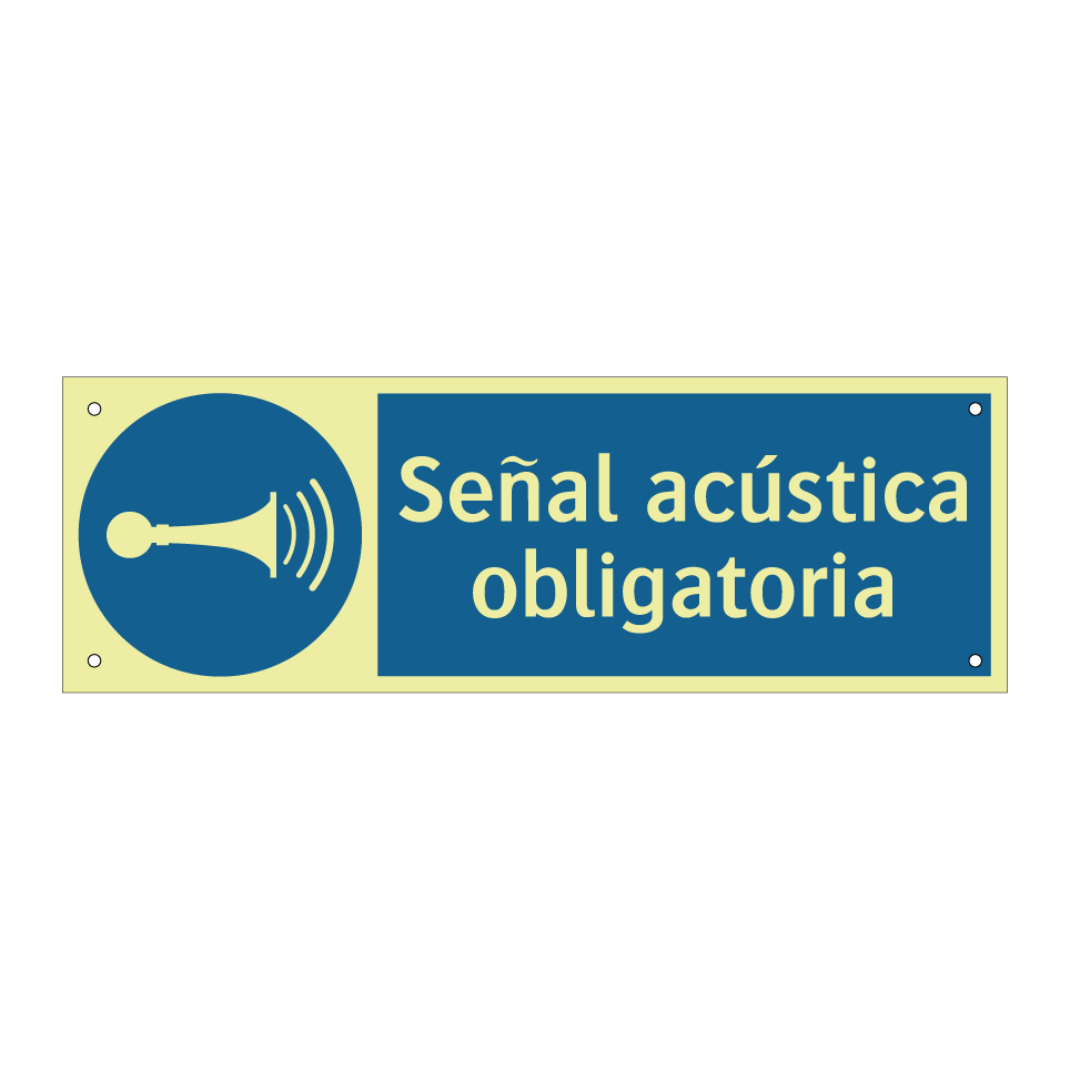 Señal acústica obligatoria