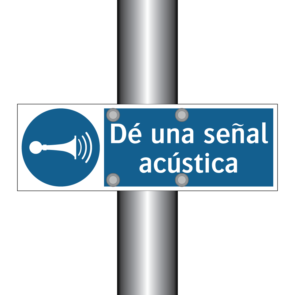 Dé una señal acústica