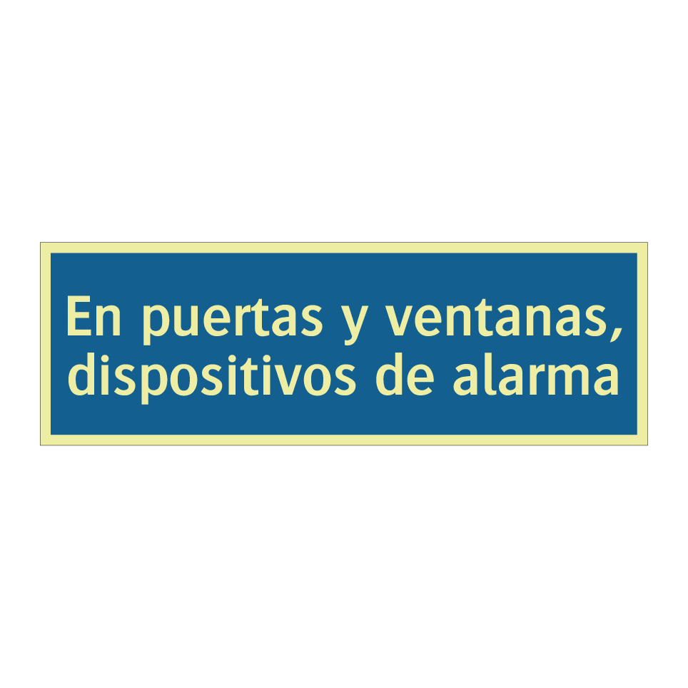 En puertas y ventanas, dispositivos de alarma