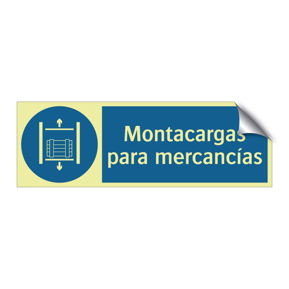 Montacargas para mercancías