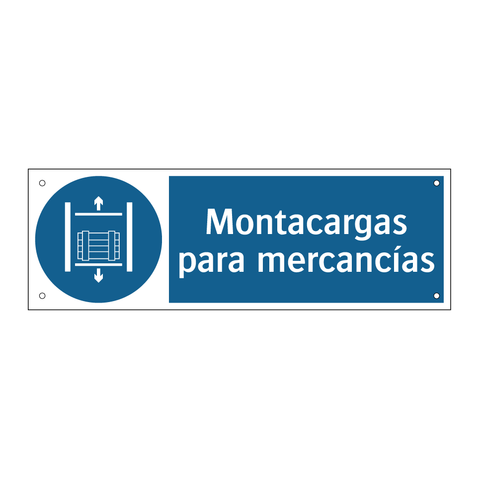Montacargas para mercancías