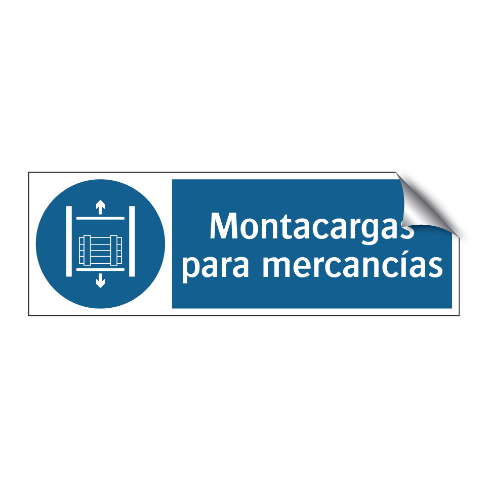 Montacargas para mercancías