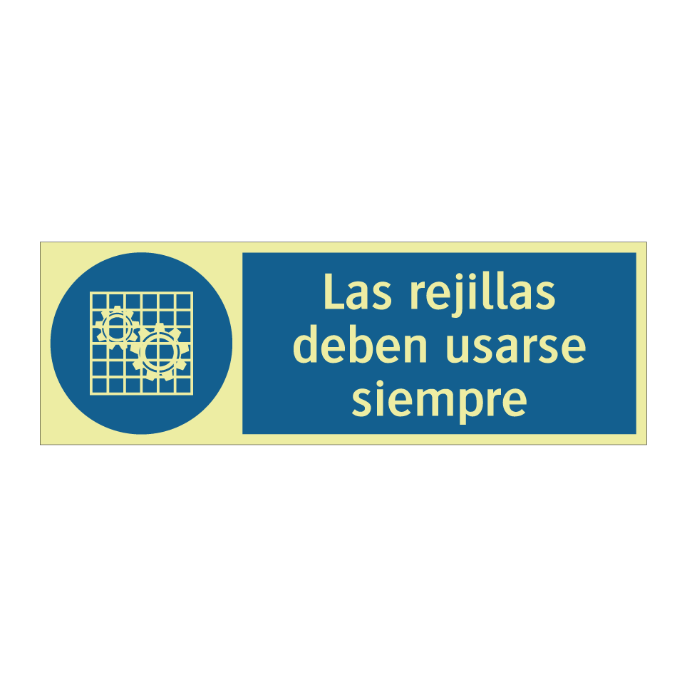 Las rejillas deben usarse siempre