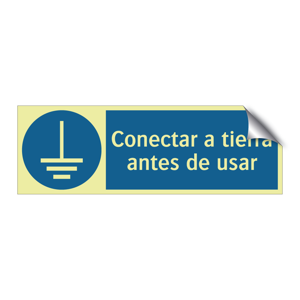 Conectar a tierra antes de usar