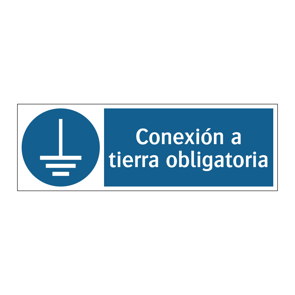 Conexión a tierra obligatoria
