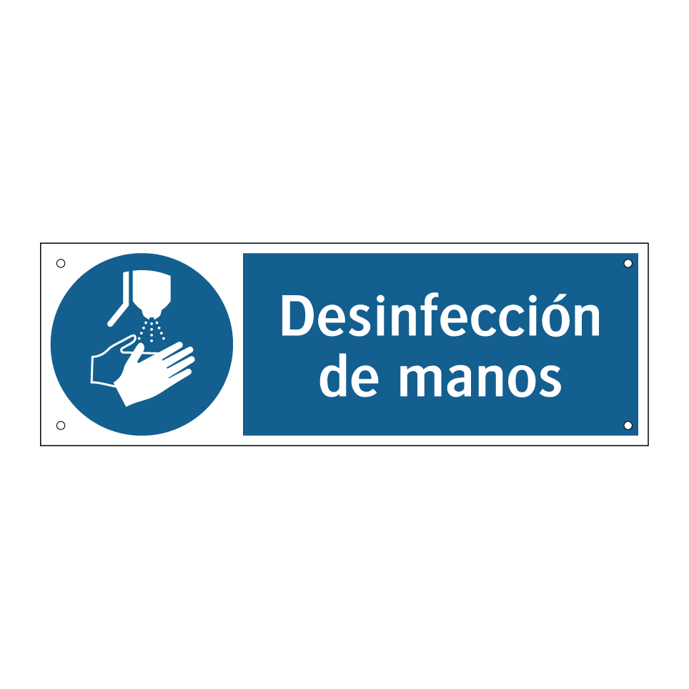 Desinfección de manos