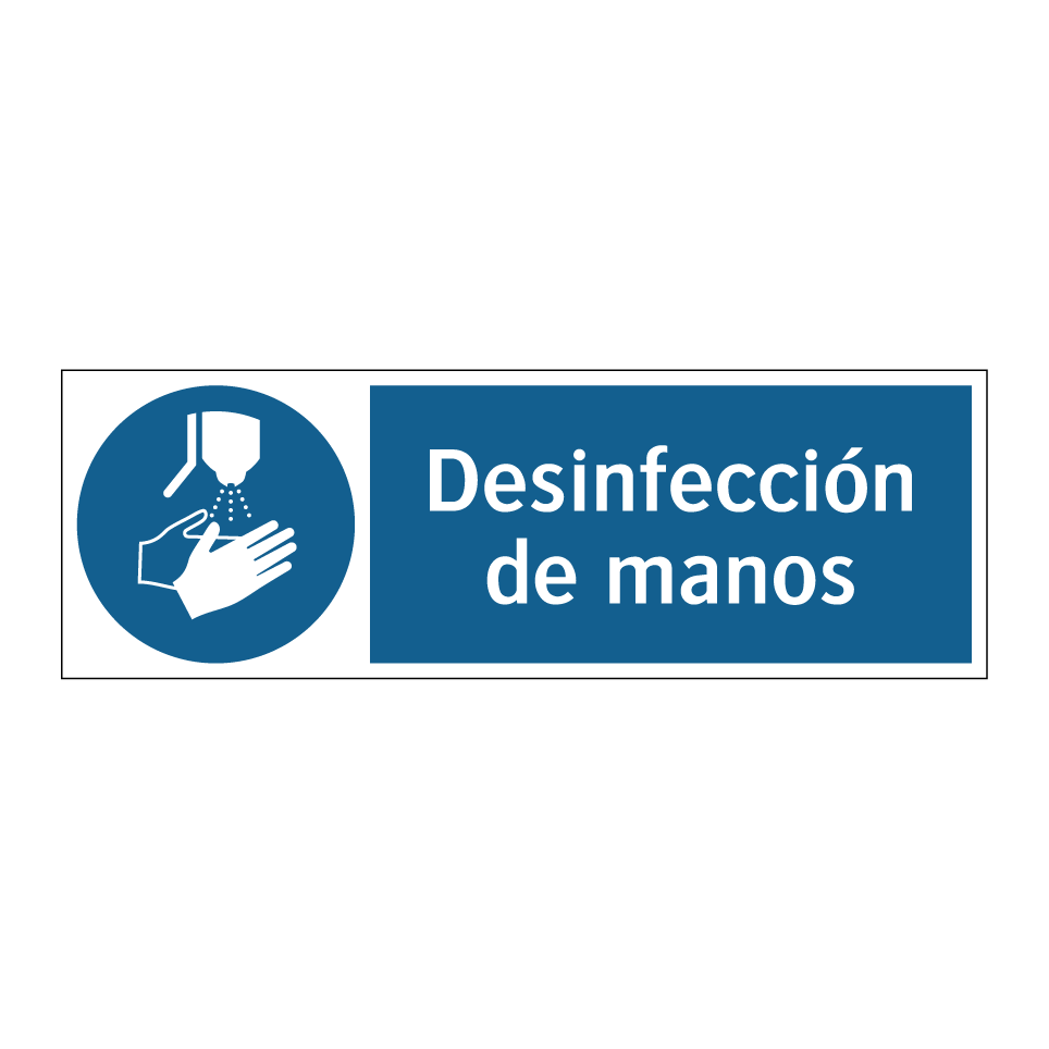 Desinfección de manos