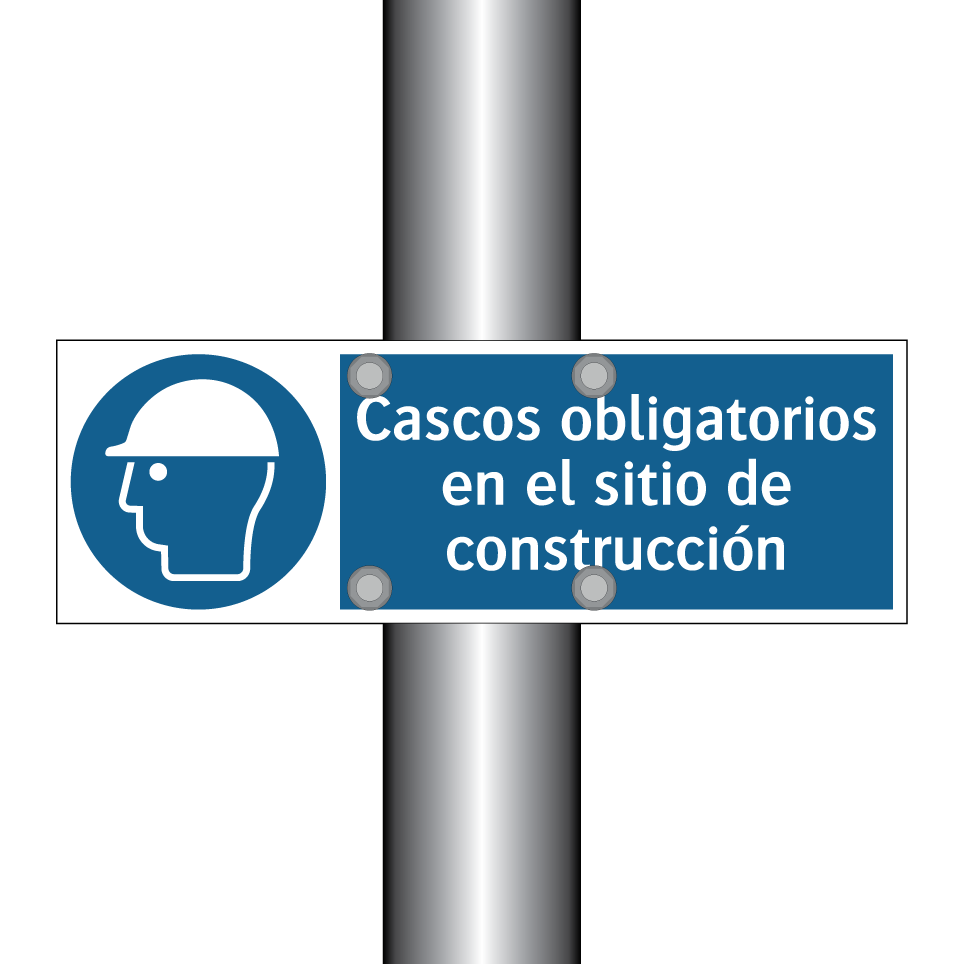 Cascos obligatorios en el sitio de construcción