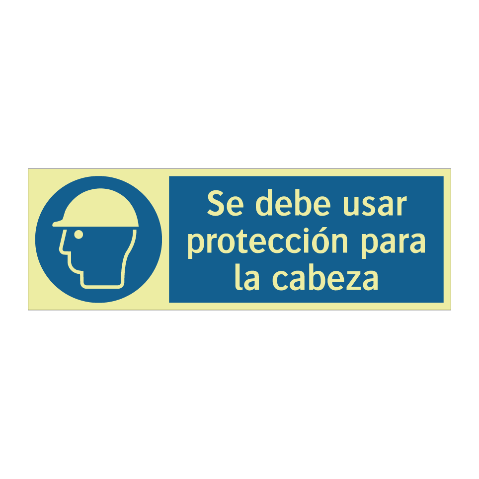 Se debe usar protección para la cabeza