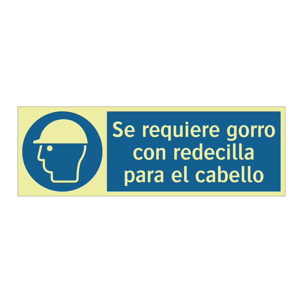 Se requiere gorro con redecilla para el cabello