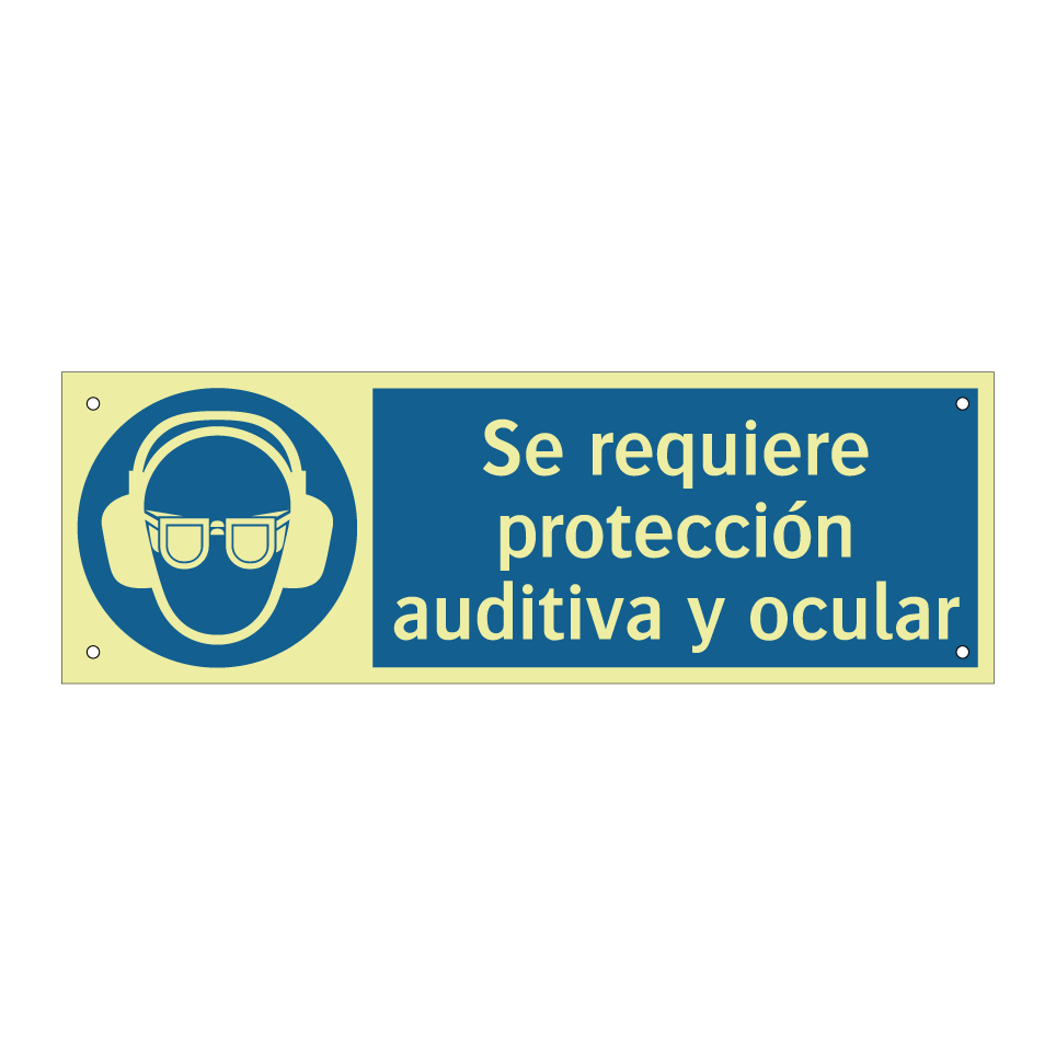 Se requiere protección auditiva y ocular