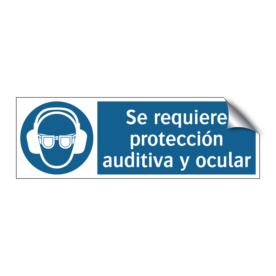 Se requiere protección auditiva y ocular
