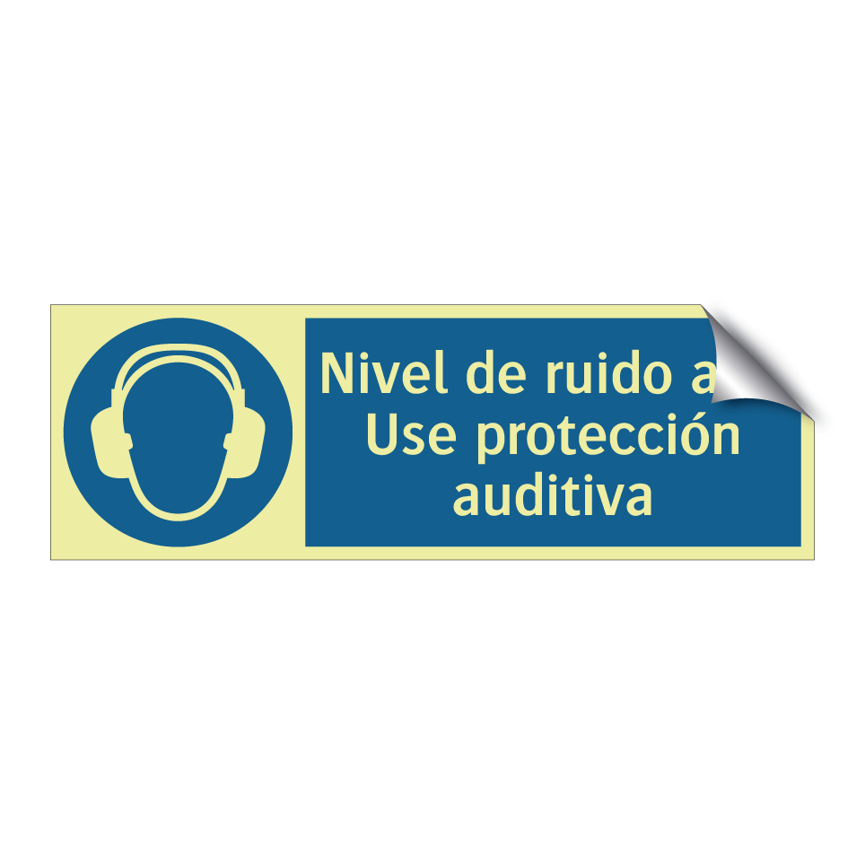 Nivel de ruido alto Use protección auditiva