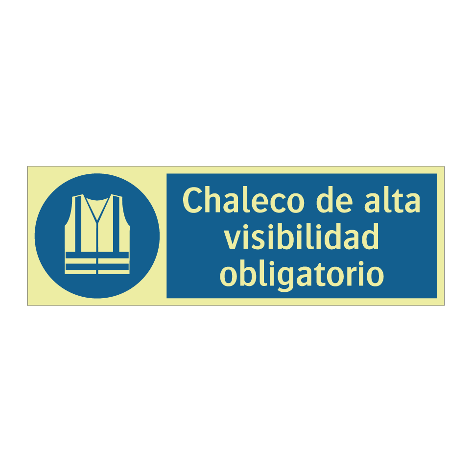 Chaleco de alta visibilidad obligatorio