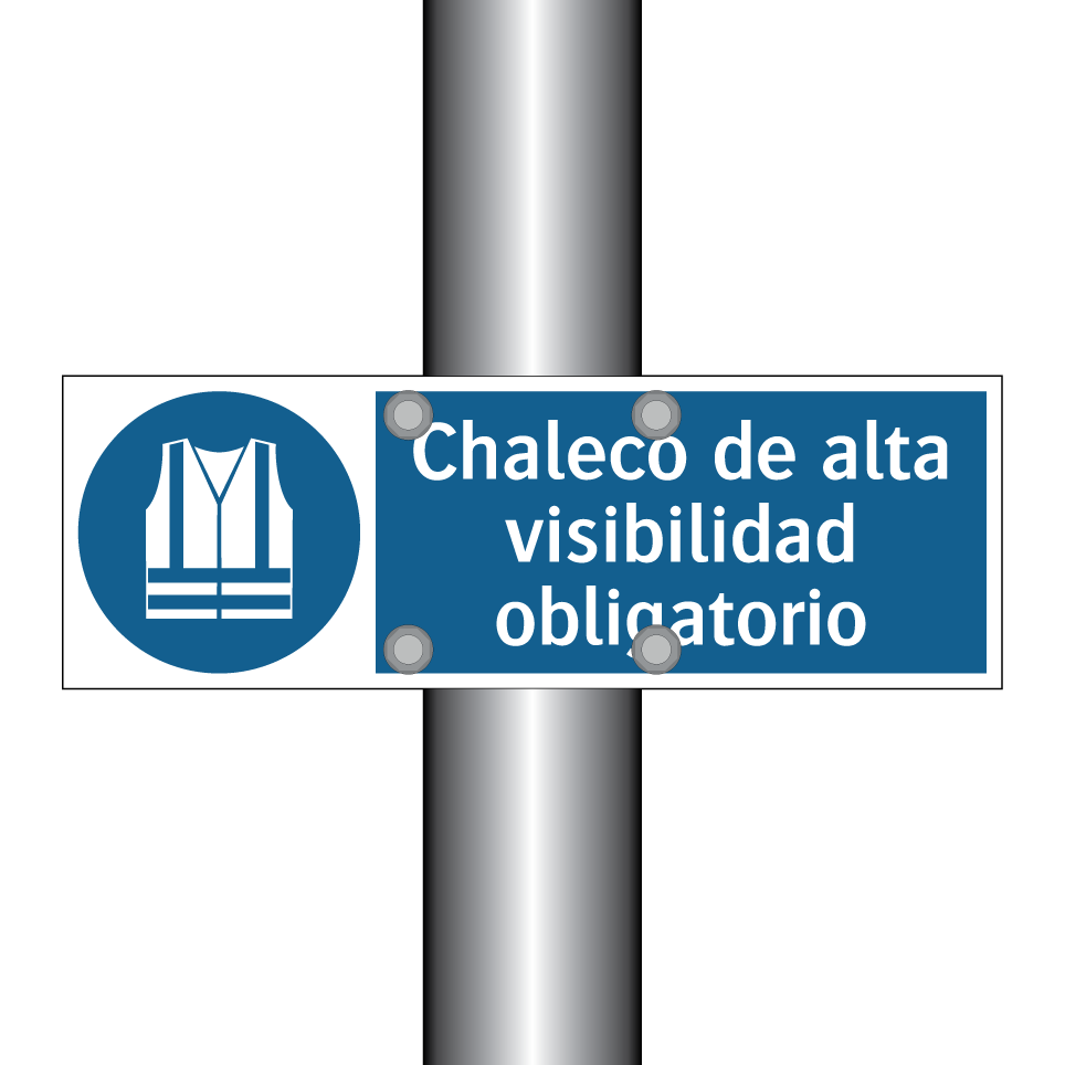 Chaleco de alta visibilidad obligatorio