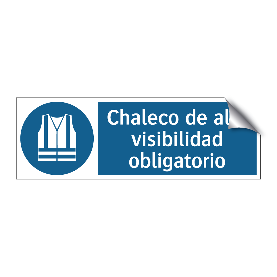 Chaleco de alta visibilidad obligatorio