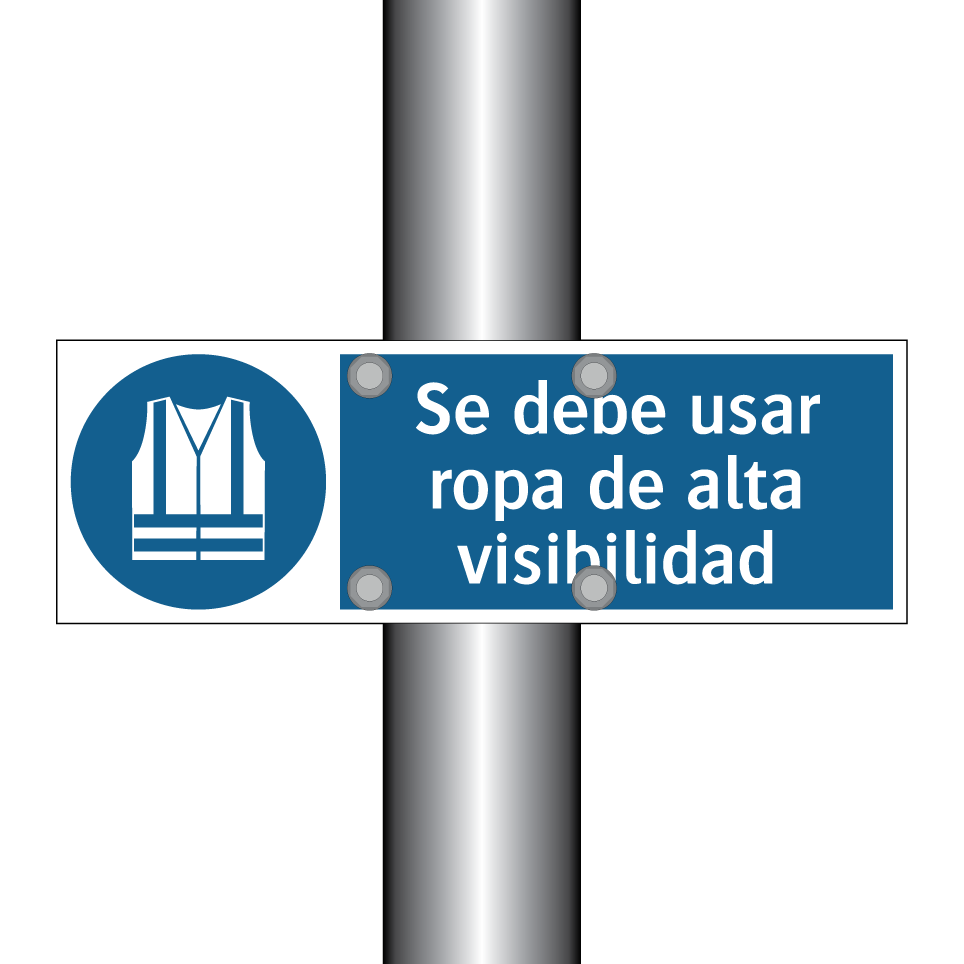 Se debe usar ropa de alta visibilidad