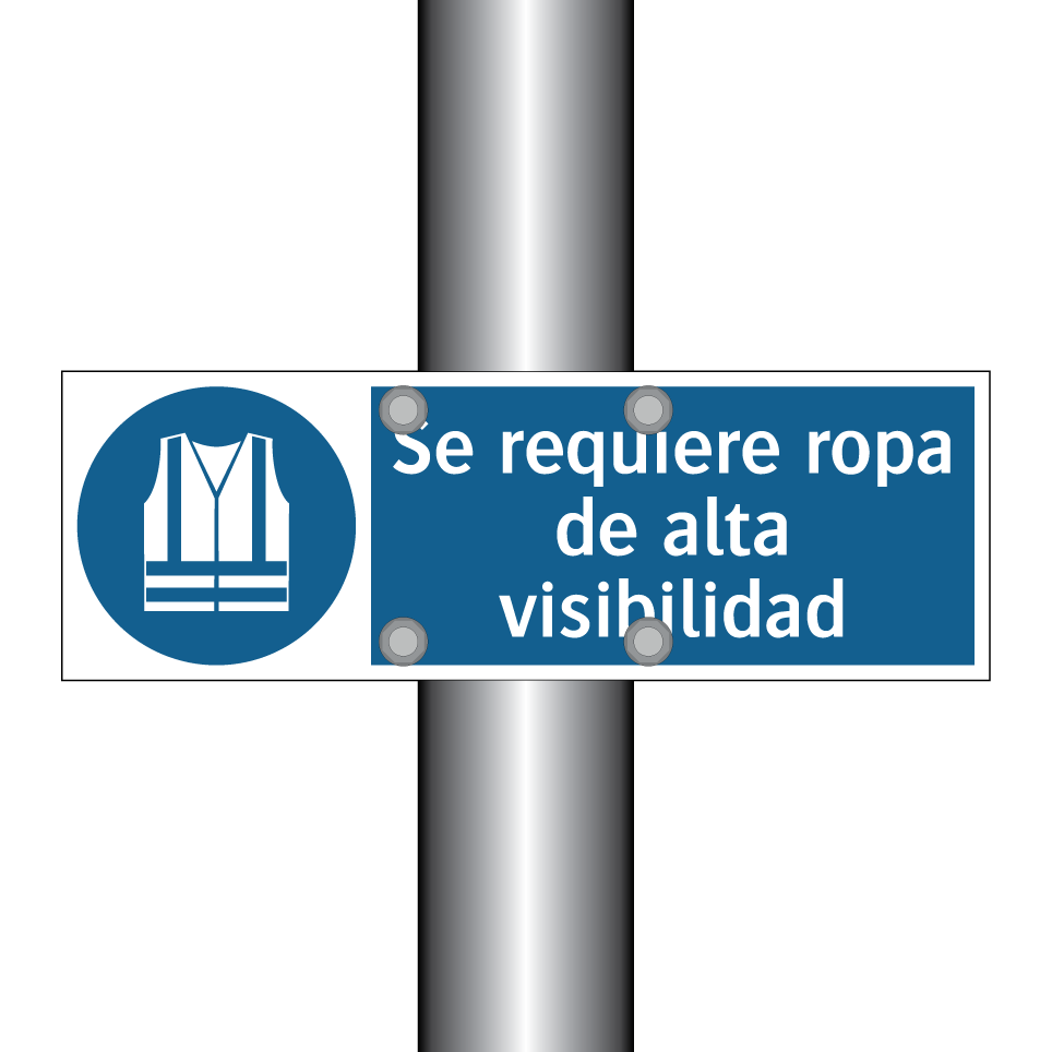 Se requiere ropa de alta visibilidad