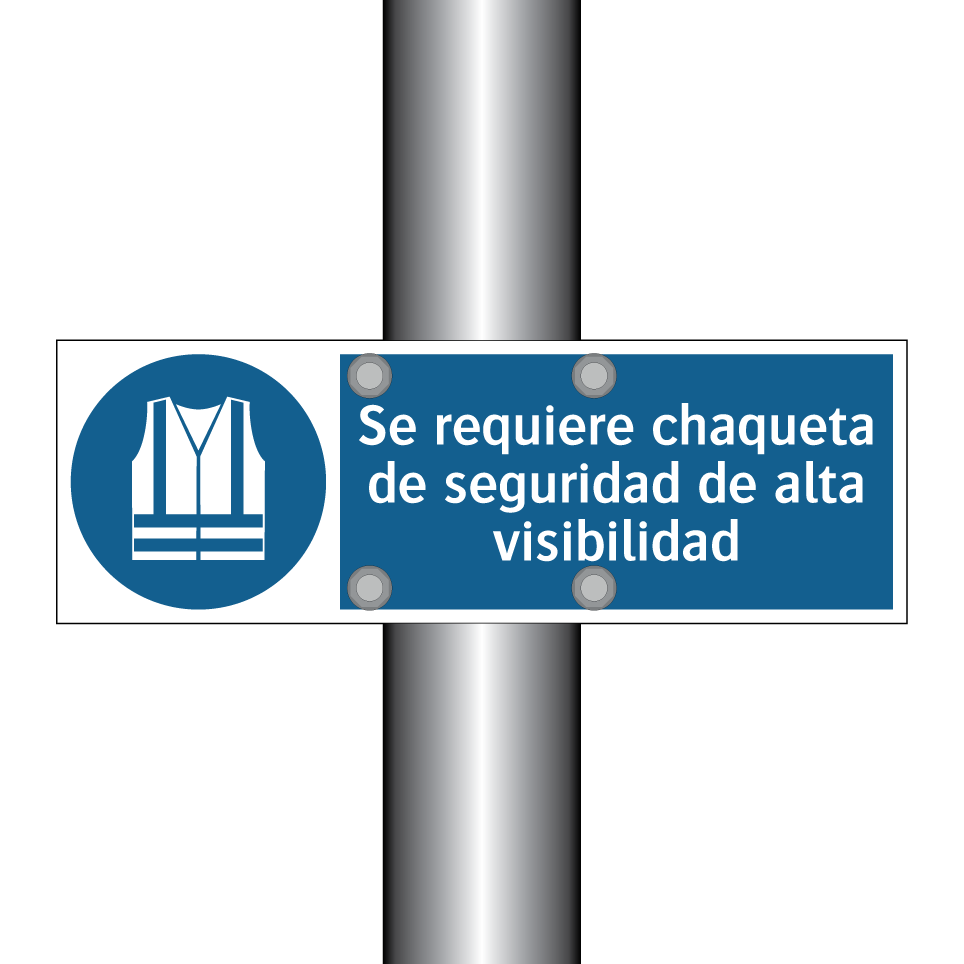Se requiere chaqueta de seguridad de alta visibilidad