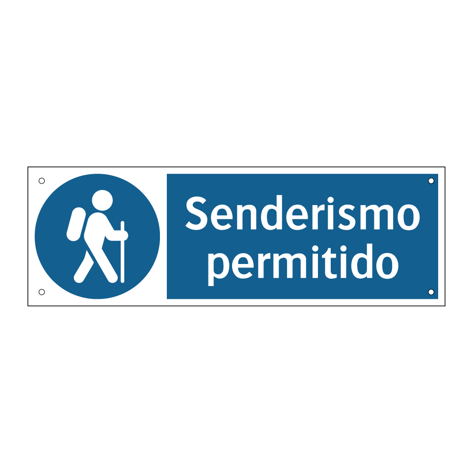 Senderismo permitido